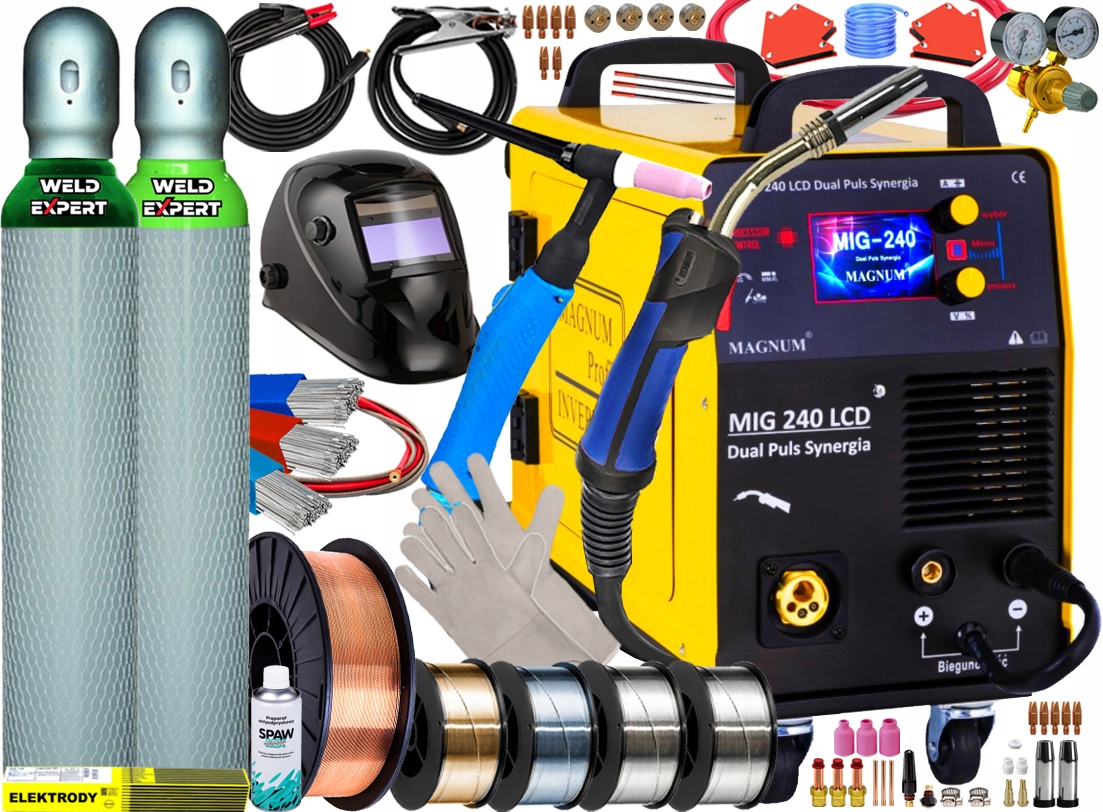 

Spawarka Migomat Magnum Mig 240 Dual Puls Synergia