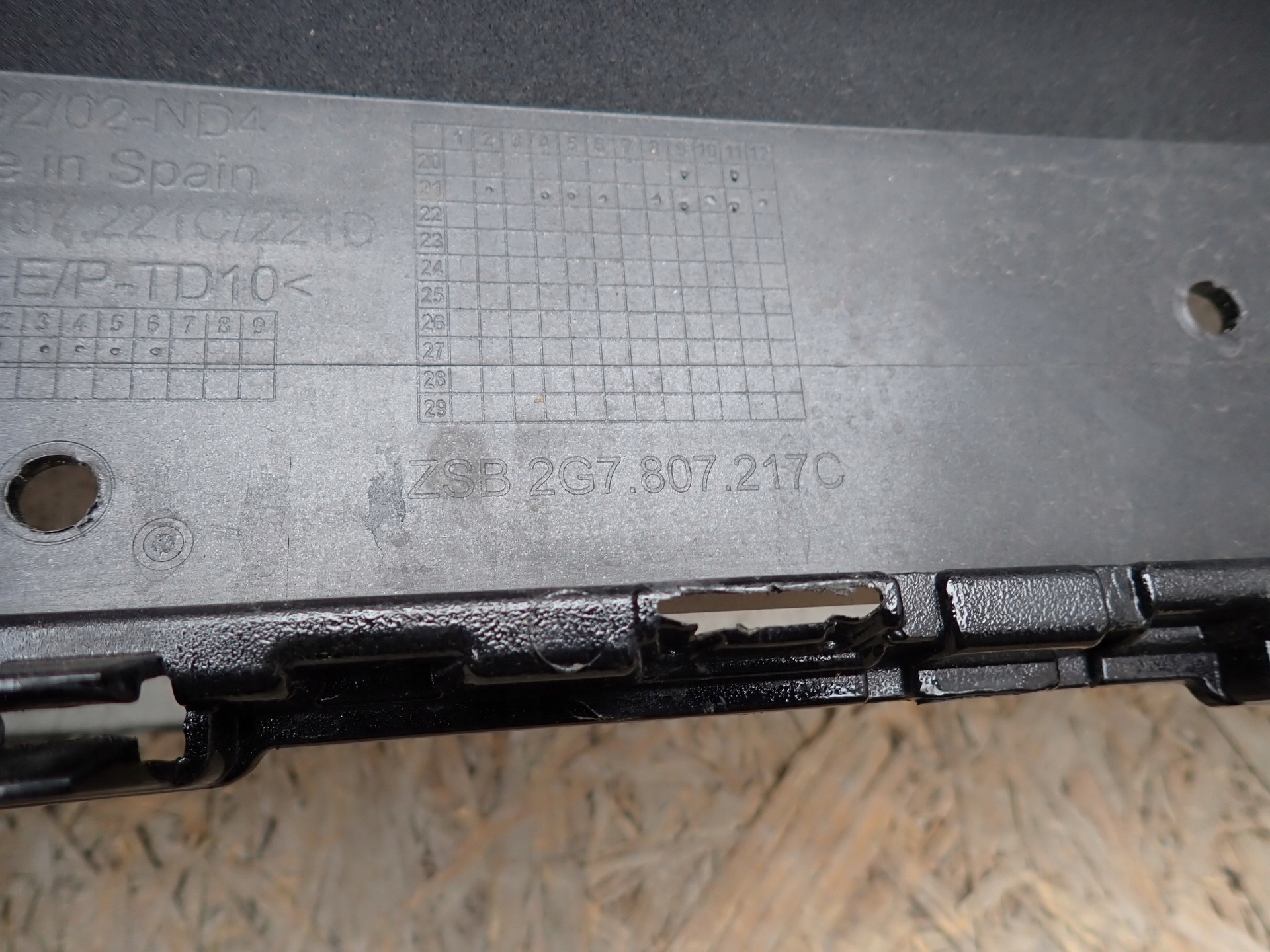 bumper front front VW VOLKSWAGEN TAIGO CS1 2G7 2021