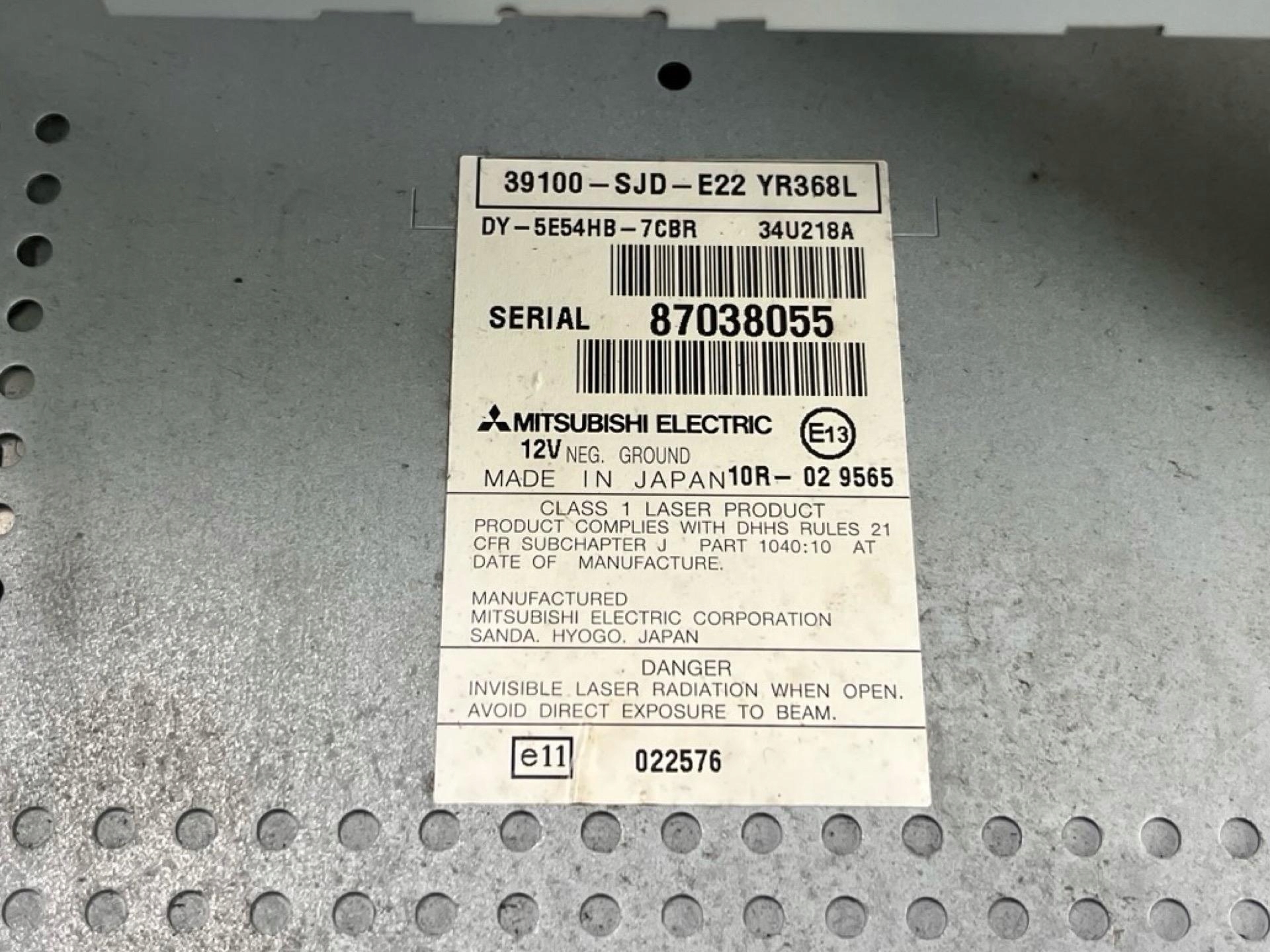 Radio samochodowe Honda FR-V BE1 2008 39100-SJD-E22