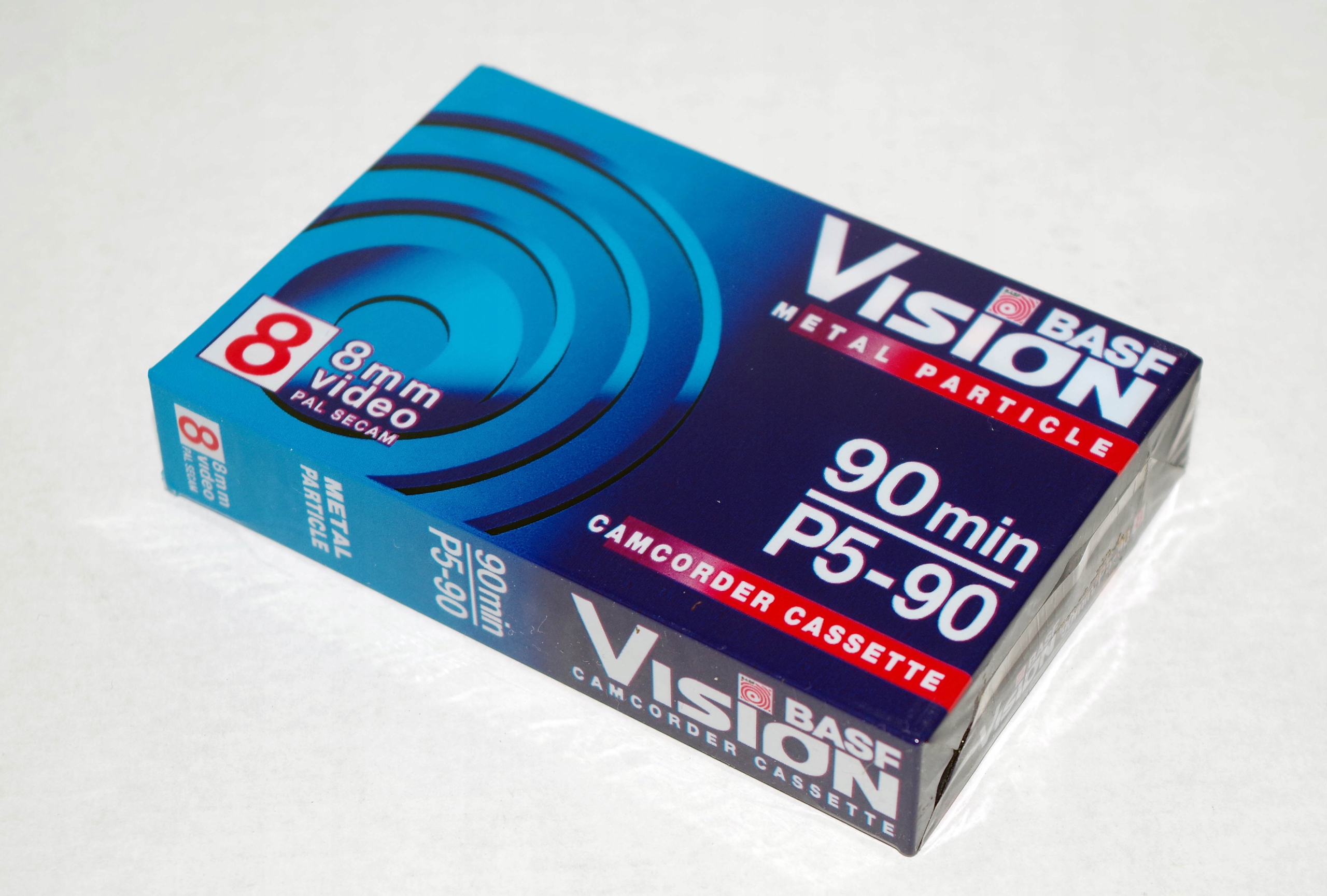 BASF Vision P5 *Video 8* Metal NOWE kasety 8mm do kamer * Jedyne Najtaniej! Model Vision Metal Particle P5-90