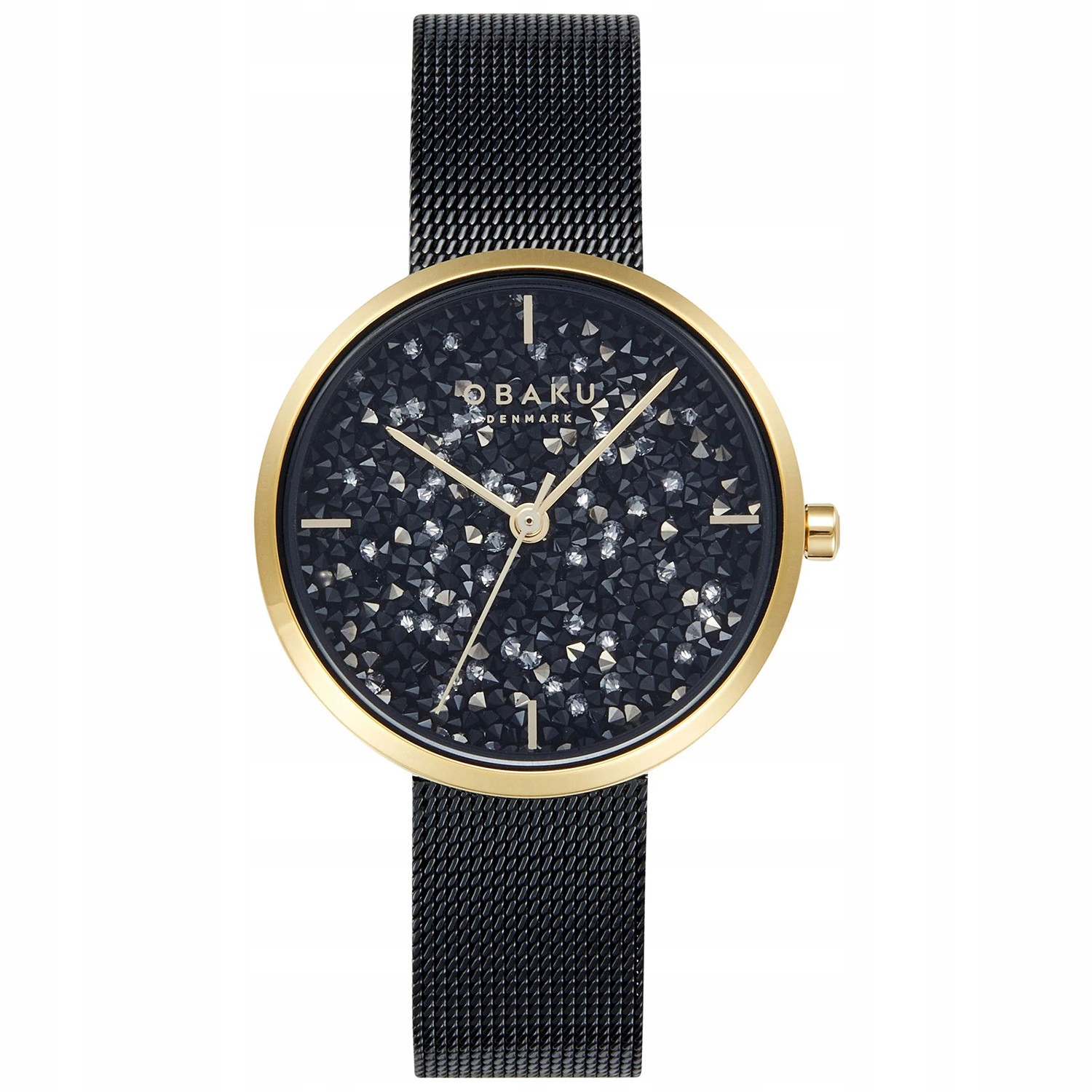 Dámské hodinky Obaku Denmark V289LHGBMB černé