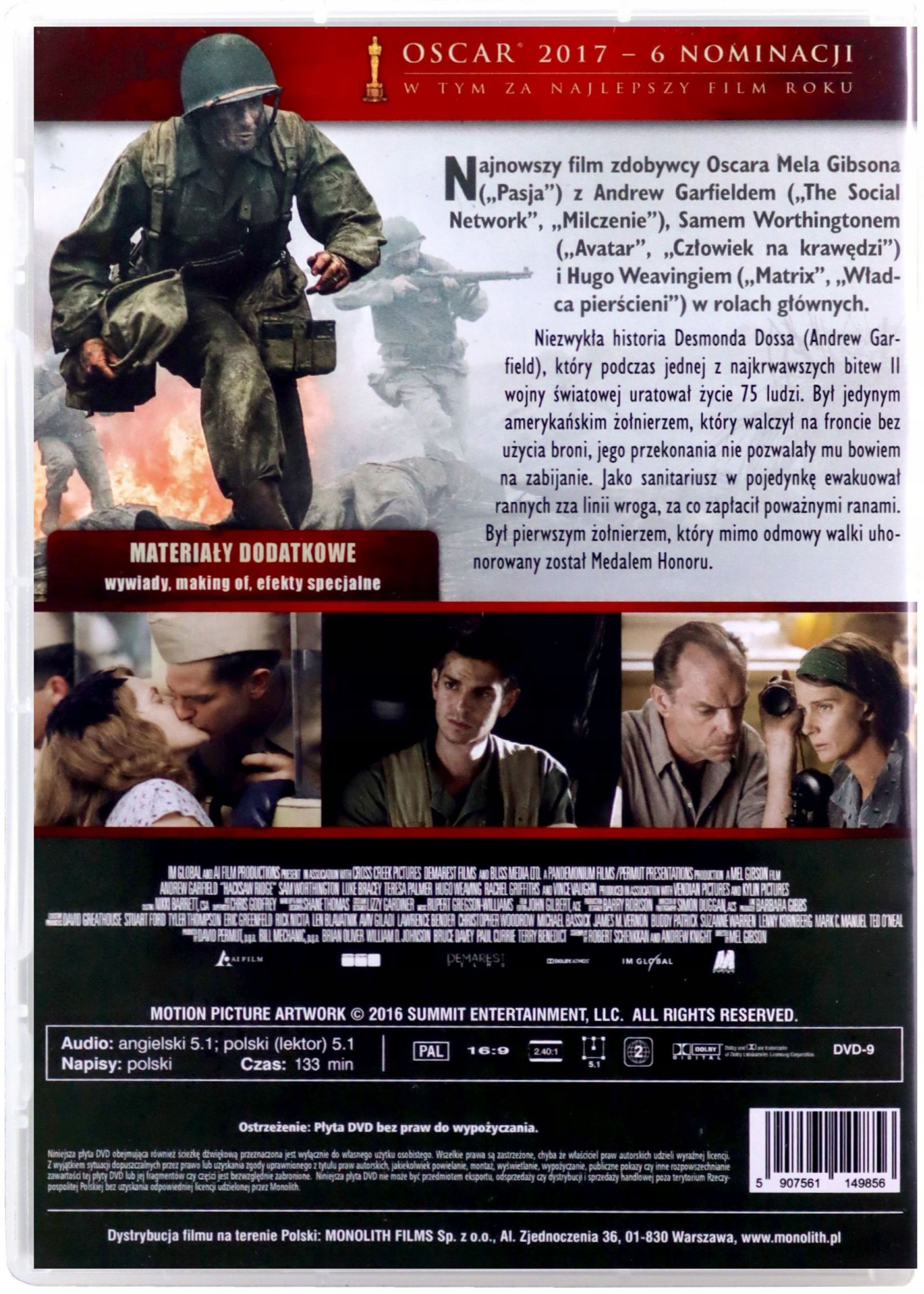 PRZEŁĘCZ OCALONYCH (DVD) Stan opakowania oryginalne