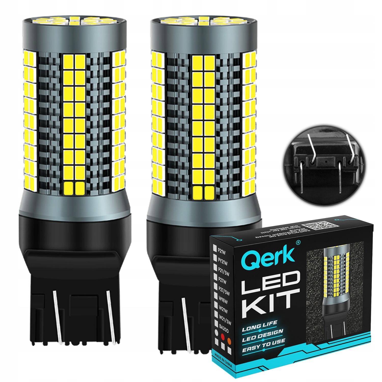 Żarówki Led W21/5W T20 Qerk A2113 Drl Wstecznego Can kpl. (2 szt.)