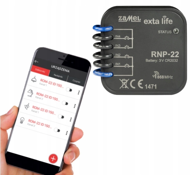 Zamel 4kanálový rádiový vysílač Exta Life RNP-22