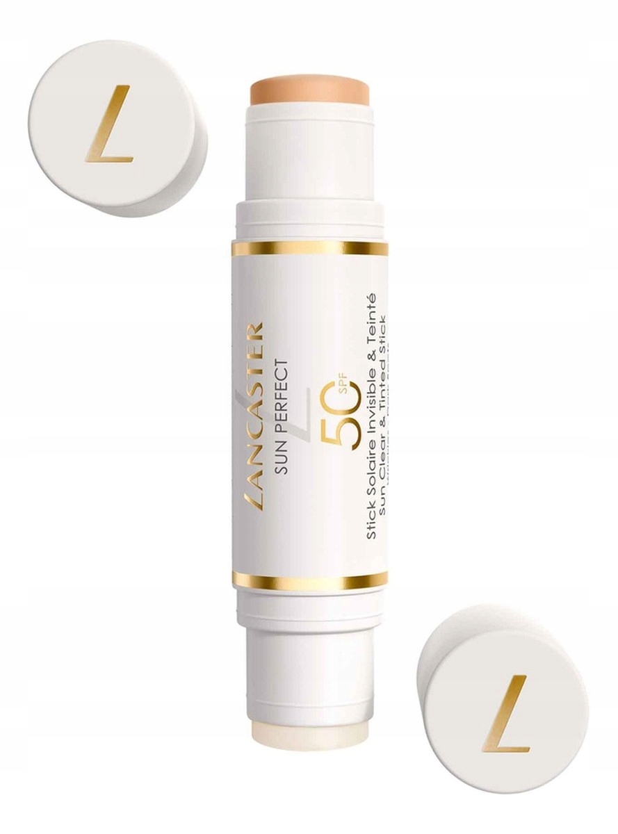 Lancaster Sun perfect clear tinted spf50 opalovací tyčinka 2v1 12 g