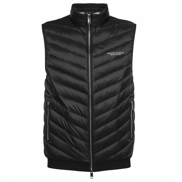 Pánská vesta Armani Exchange 8NZQ52-ZNW3Z-0217 Gilet Černá 2XL
