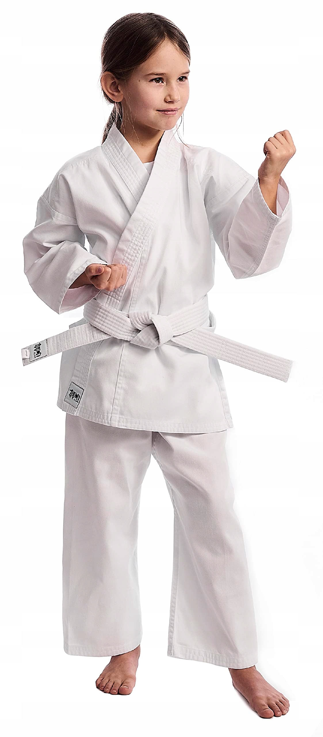 Kimono Karate Gi IpponGear Club 2 Białe Rozmiar 180 Cm Gramatura 220 G/m2