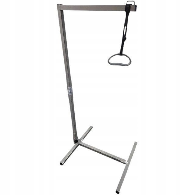 Wysięgnik przyłóżkowy Lift Square z uchwytem jasnoszary 1720 mm