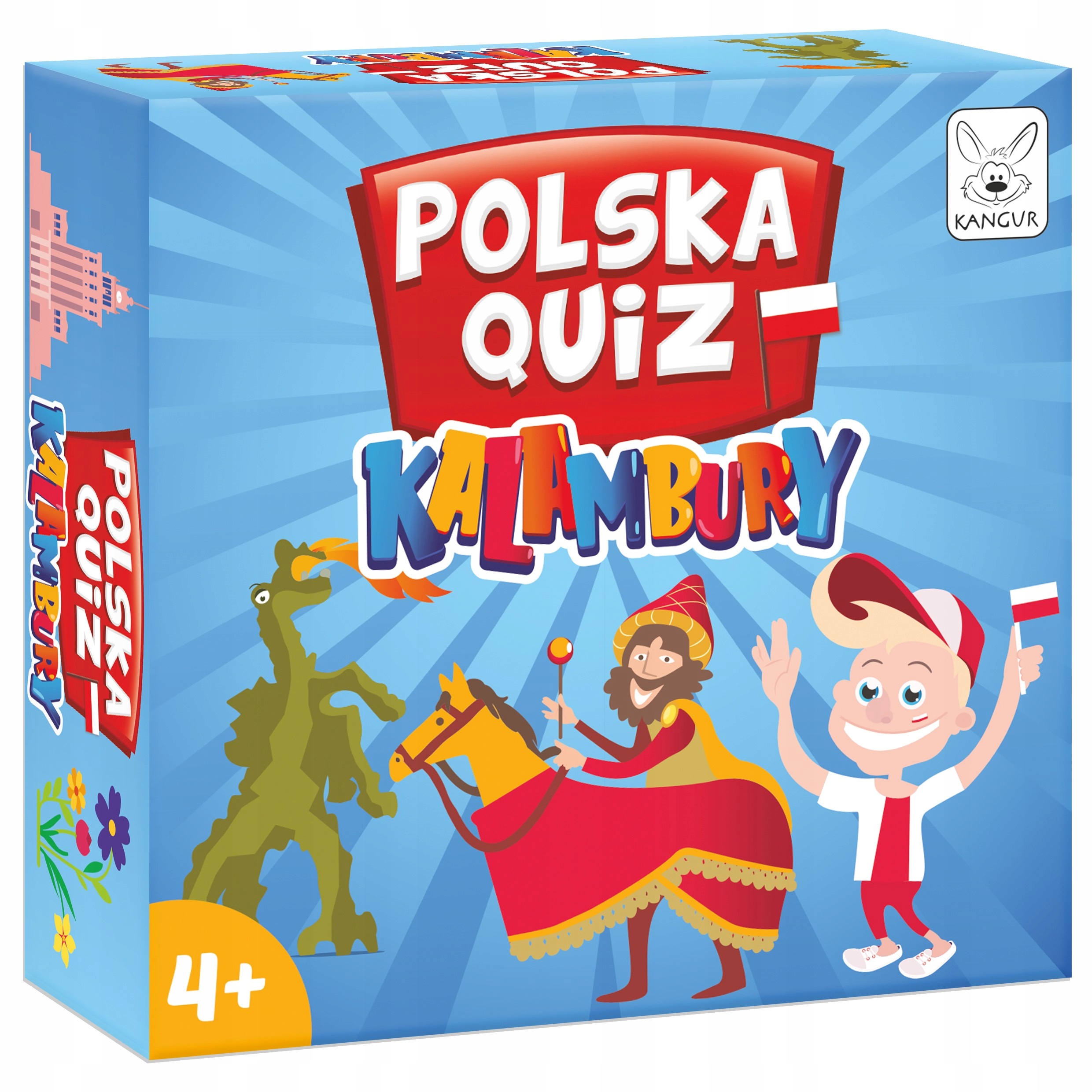 GRA POLSKA QUIZ KALAMBURY 4+ 108 haseł