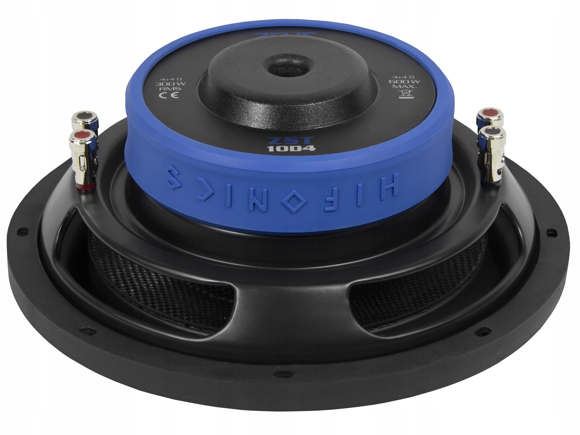 HiFonics ZST10D4 Subwoofer 25cm 300RMS 4x4 Ohm Producent czesci Inny