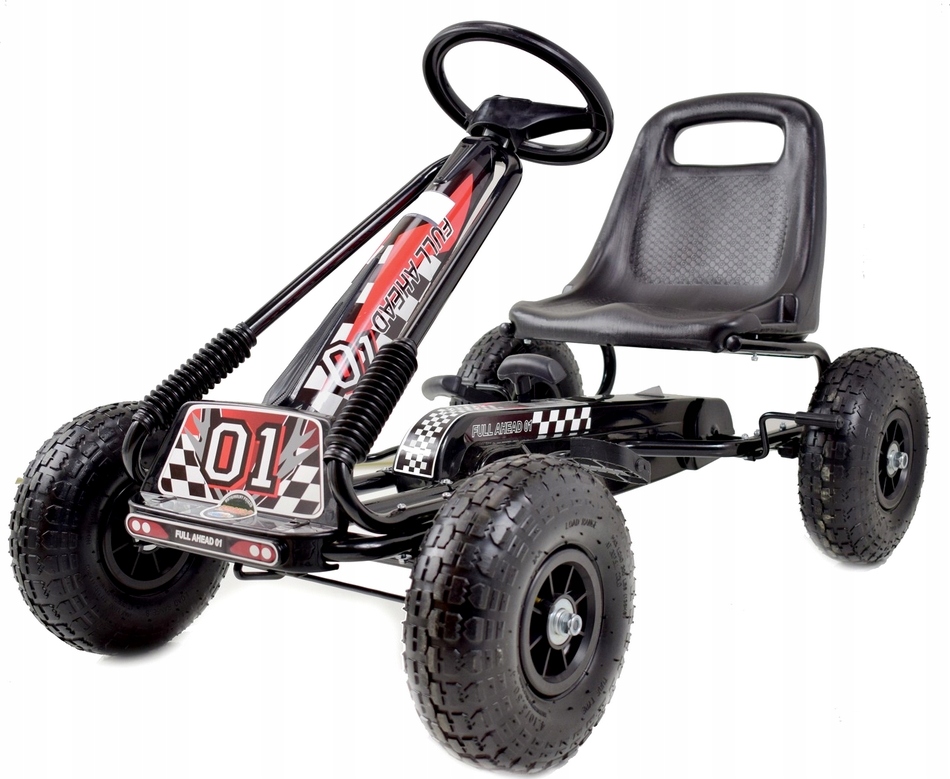 GOKART POJAZD NA PEDAŁY POMPOWANE KOŁA OBC 50kg