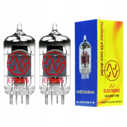 EF806S EF86, 6BK8, 6267, 6Ž32P JJ-Electronic 2 ks vybraný pár