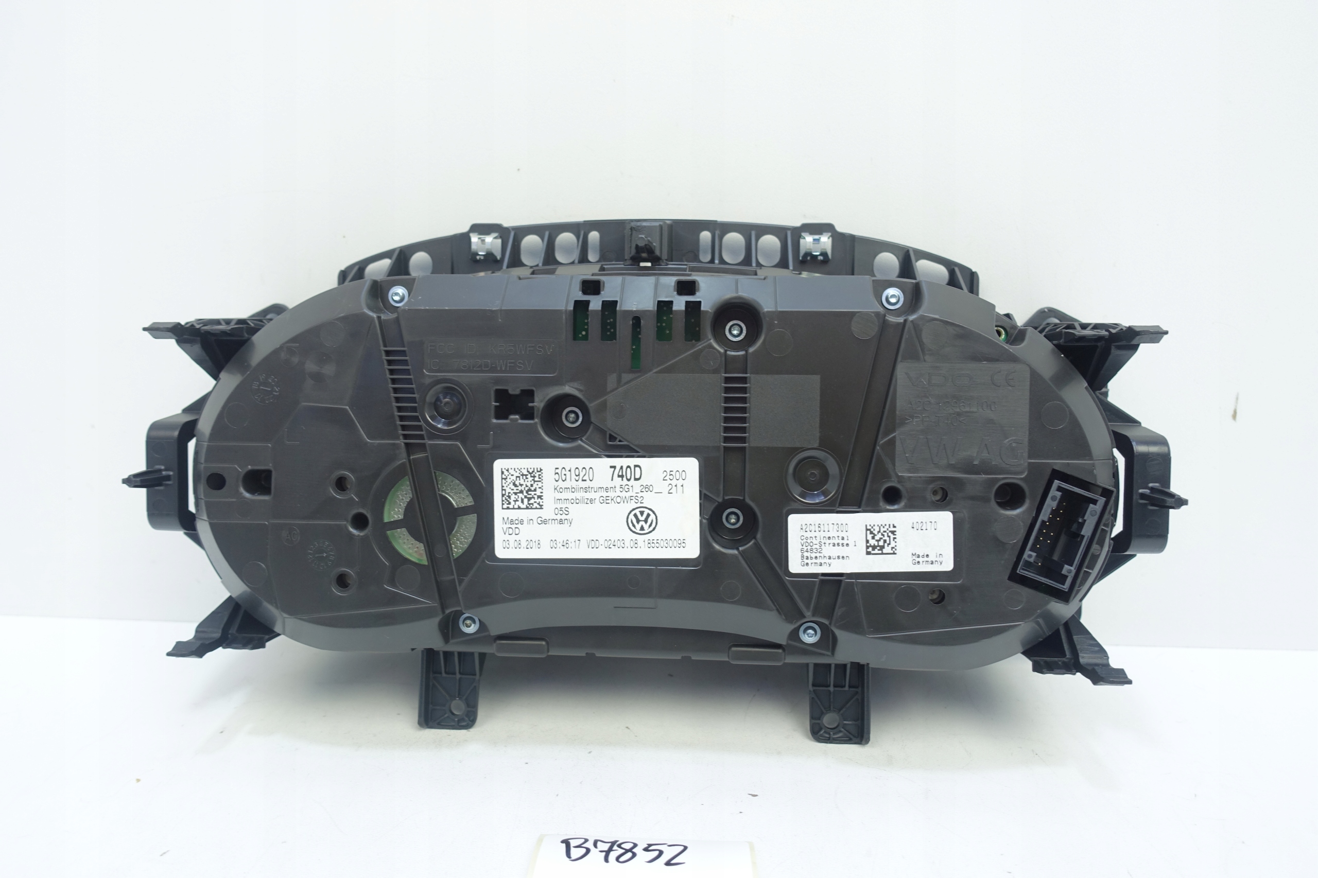 dials dials VW GOLF VII 7 5G 27694KM 5G1920740D