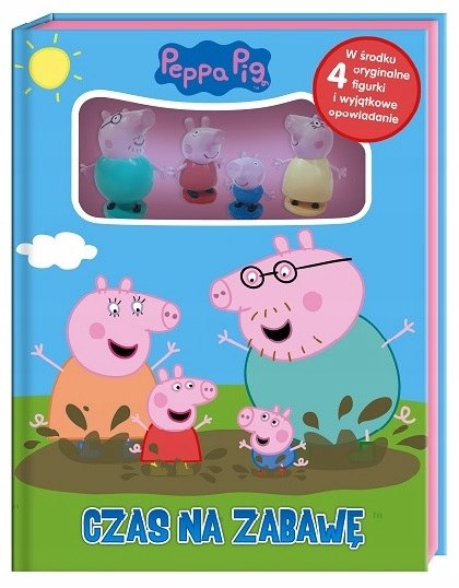 Świnka Peppa 4 Figurki Peppa George Mama Tata