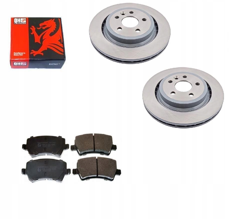 Kotouče Kostky Volvo S60 II Zadní 302MM Sada Ventilky