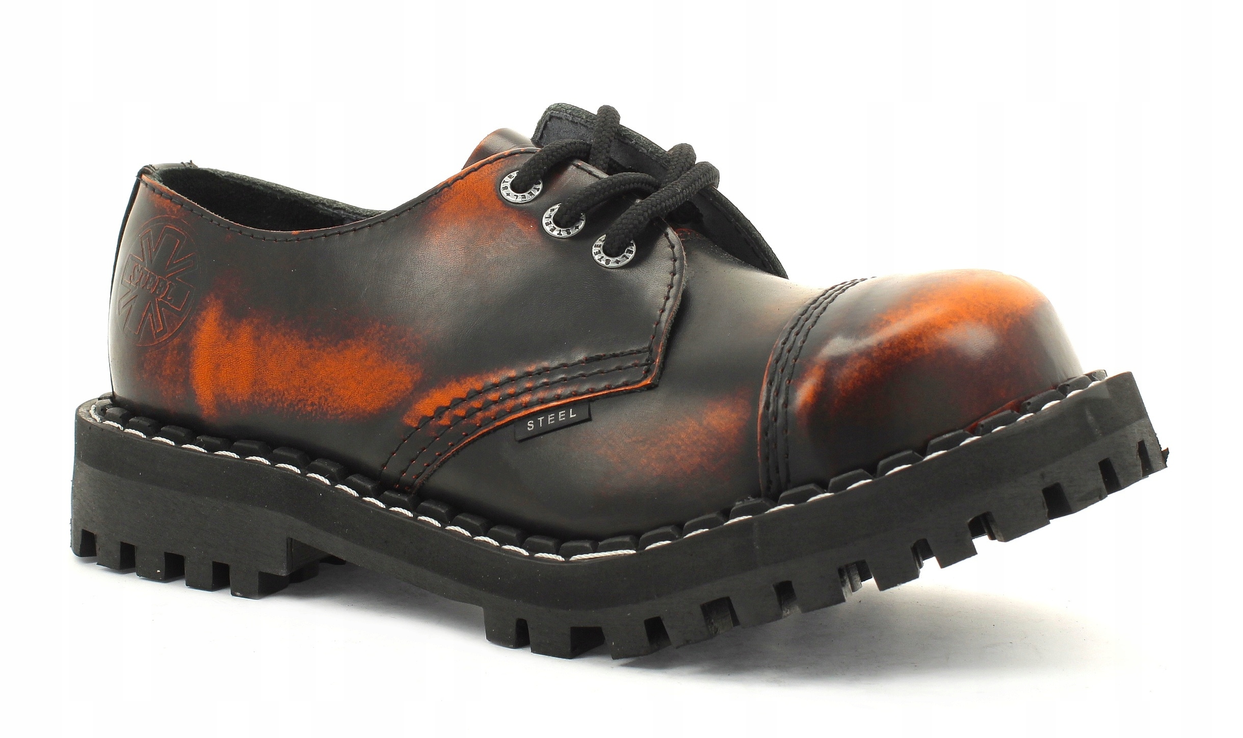 GLANY STEEL POM./CZAR. 3-DZIURY 101/O/ORG/B 40