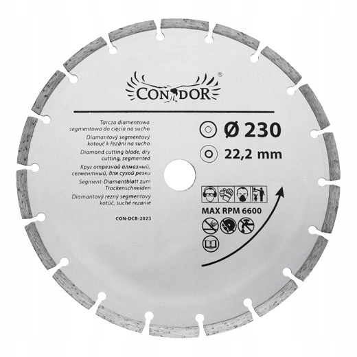 

Tarcza diamentowa Drel DCB-2012 segmentowa 125mm