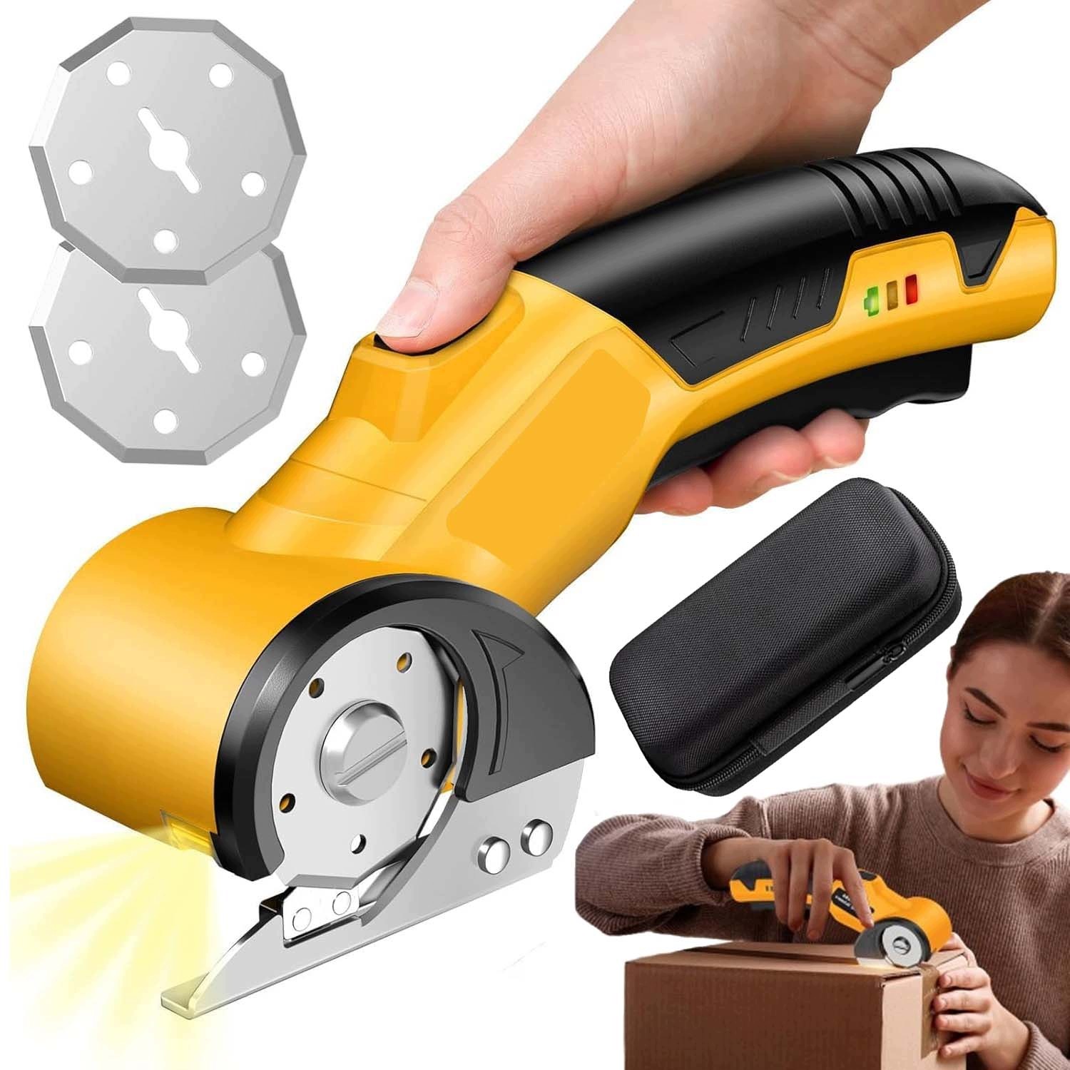 Elektrický Akumulátorový Řezací Stroj Na Tkaniny, Bezdrátové Nůžky