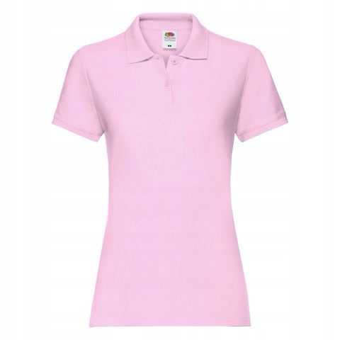 

Koszulka damska Premium Polo FruitLoom JasnoróżXXL