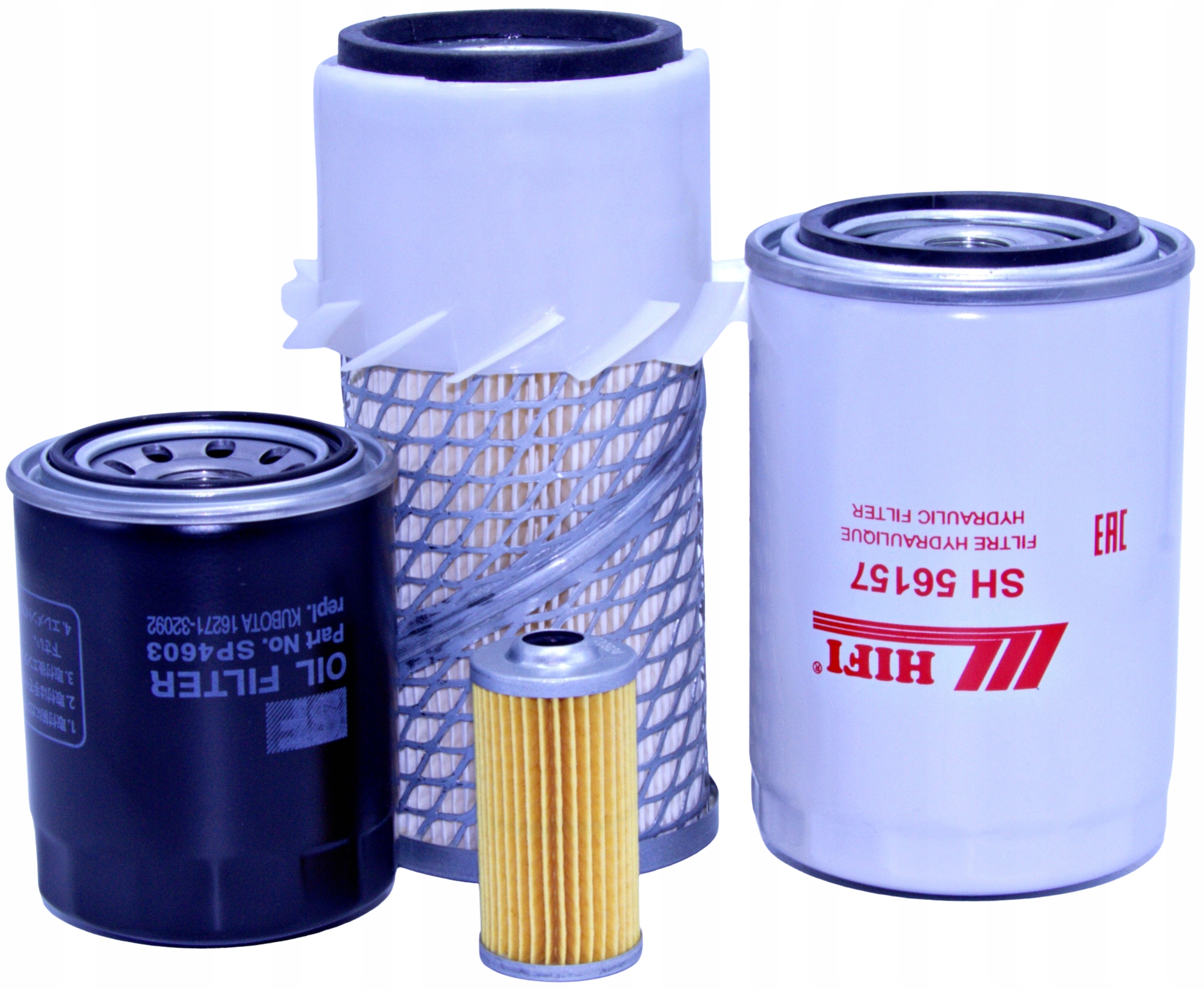 Filtry Hako 2700 Da pro hydraulický olejový olej s motorem Yanmar