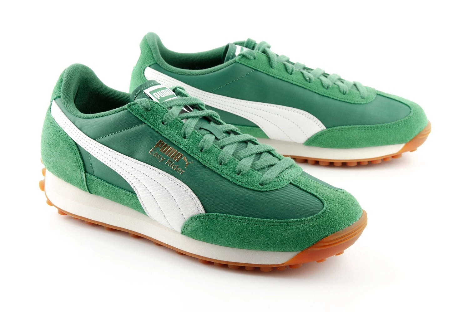 Boty Puma Easy Rider Vintage tenisky unisex zelené semišové kůže vel.