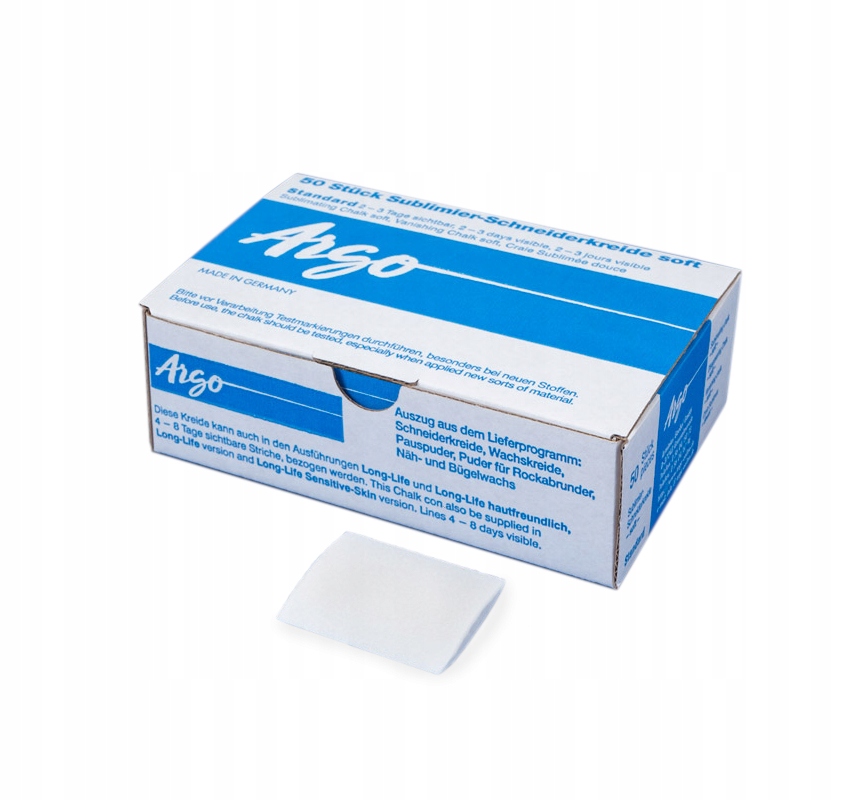 Krejčovská křída mizející německé mýdlo 50 ks