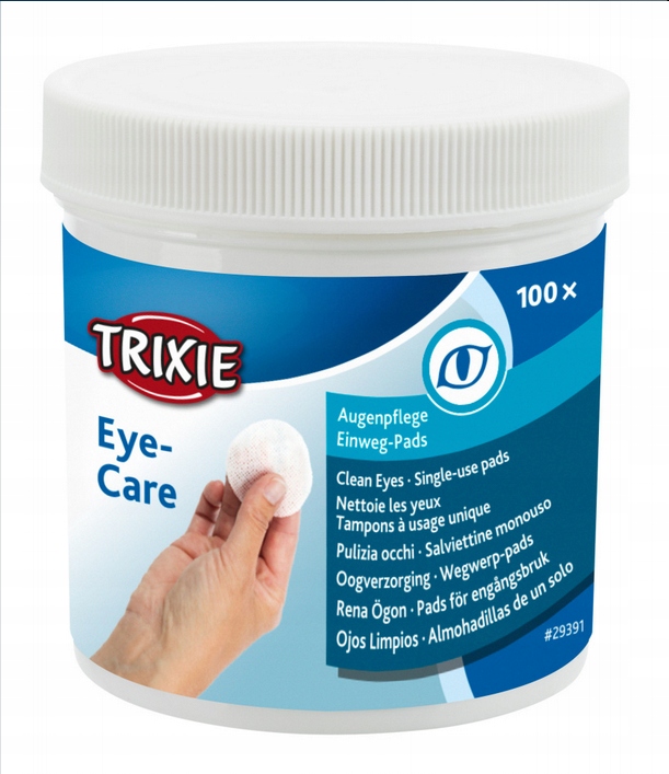 

Eye Care Czyste oczy chusteczki, 100 szt Trixie