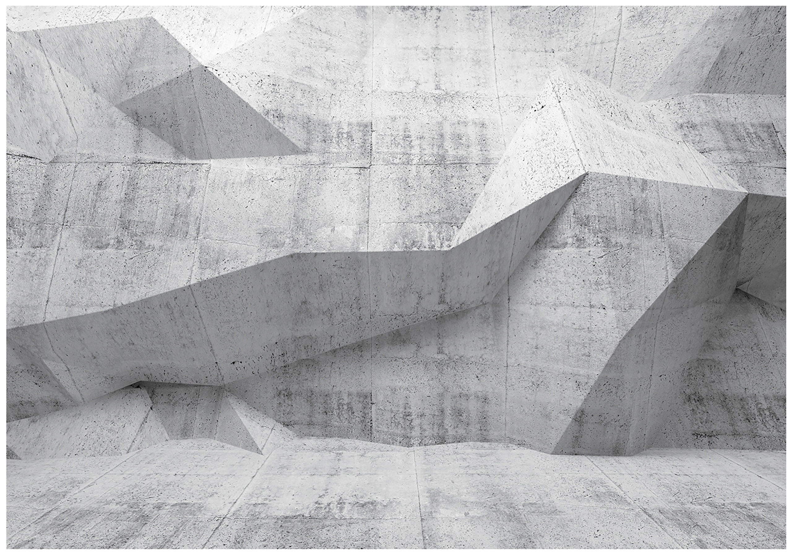Fototapeta 3D Abstrakcia Betónová Šedá Tapeta Do Spálne 416x254