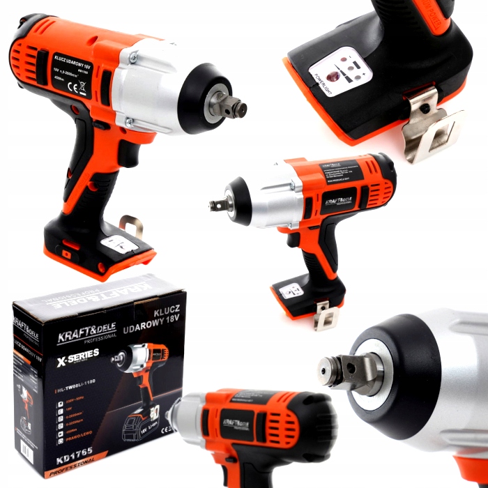 KLUCZ UDAROWY X-SERIES AKUMULATOROWY 18V