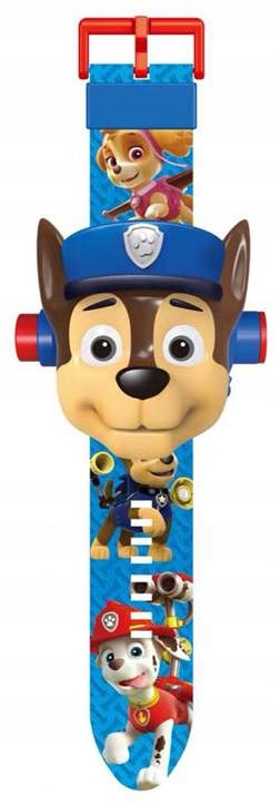 ZEGAREK FIGURKA PSI PATROL 3D PROJEKTOREM CHASE