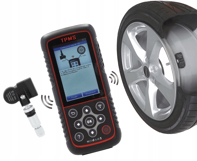 Programator czujnikow TPMS Q02 433 315MHz j polski Producent code Q02