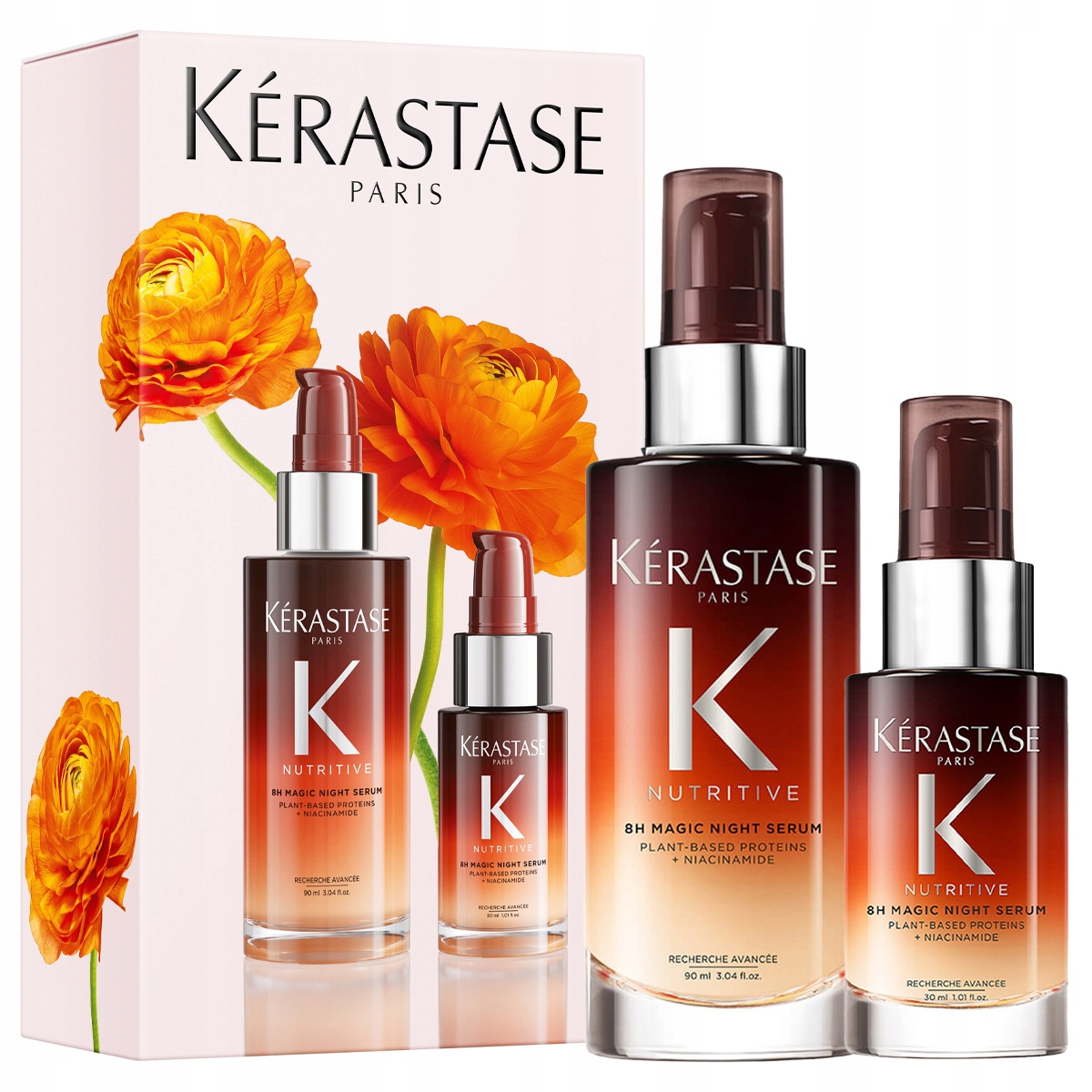 Kérastase Nutritive zestaw bestsellerowych serów do włosów suchych 90 30