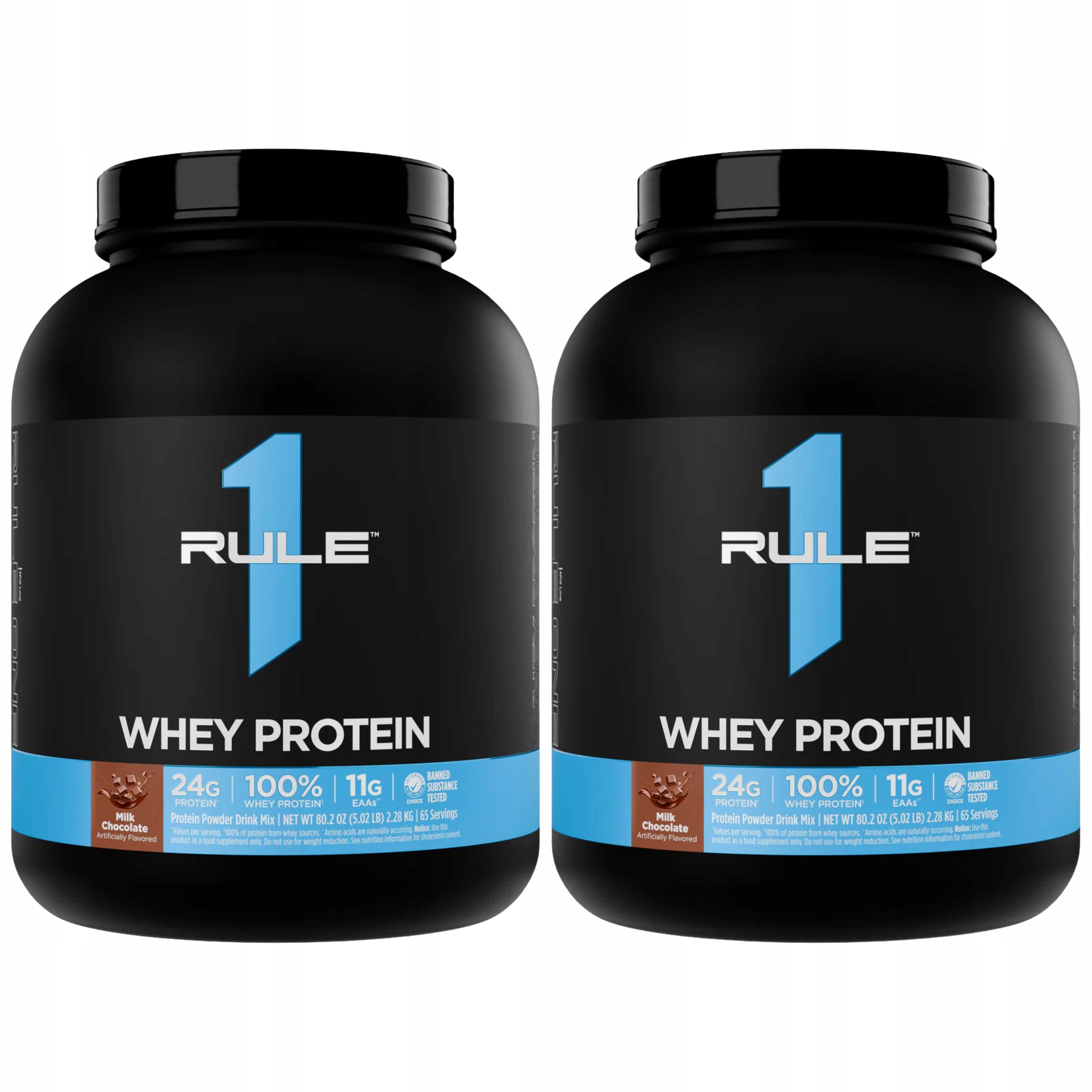 2x Hydrolyzovaný protein Izolat Whey Protein 2280g Wpc Wph Wpi Čokoláda Rule1