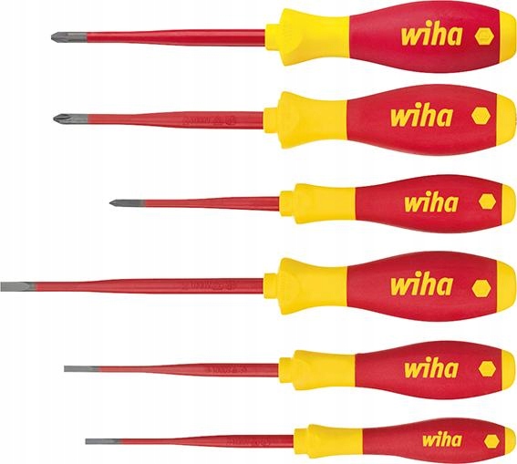 Sada Wiha pro elektrikáře, šroubováky Vde slim ploché/ Ph/ Pz/ S 6-ks Wiha