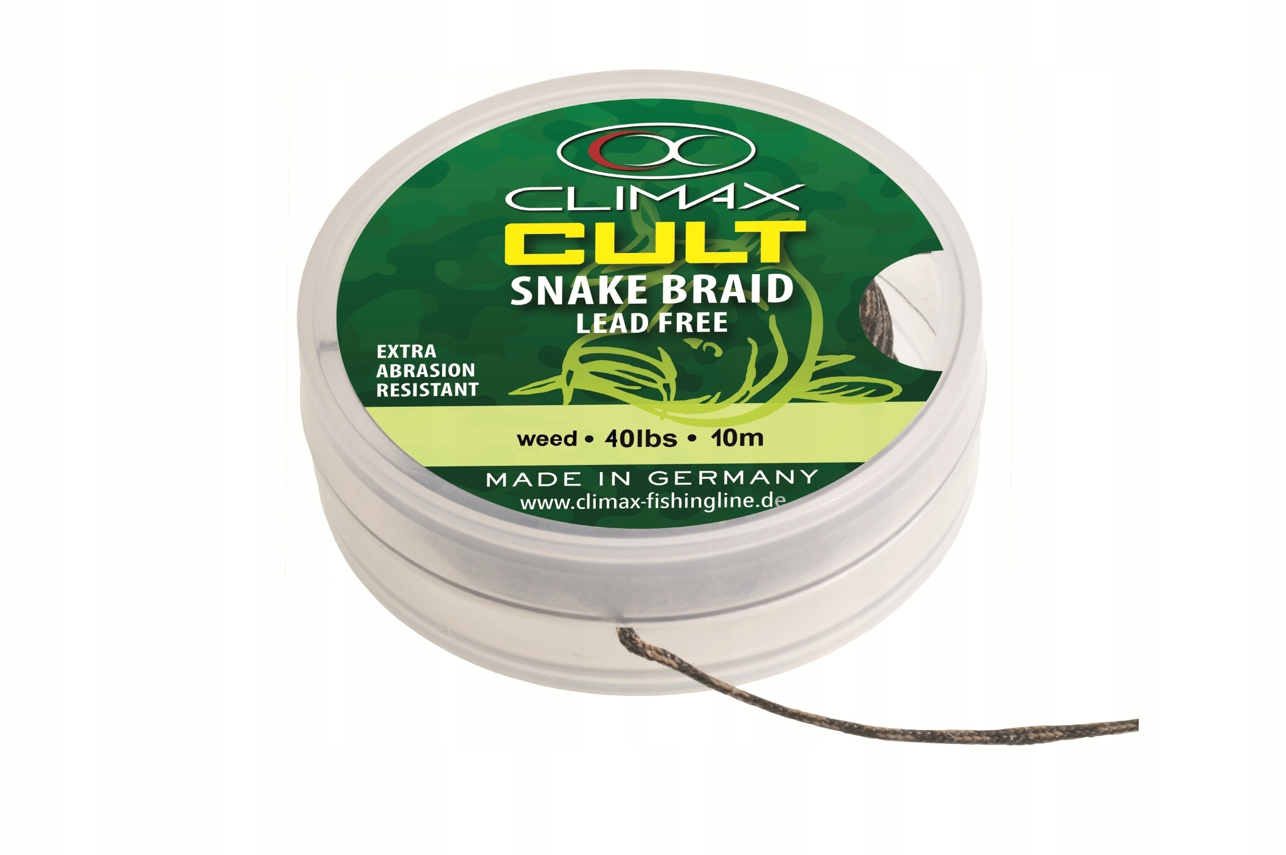 Plecionka Climax Cult Snake Braid 40lb 10m Lead Free Leader Weed