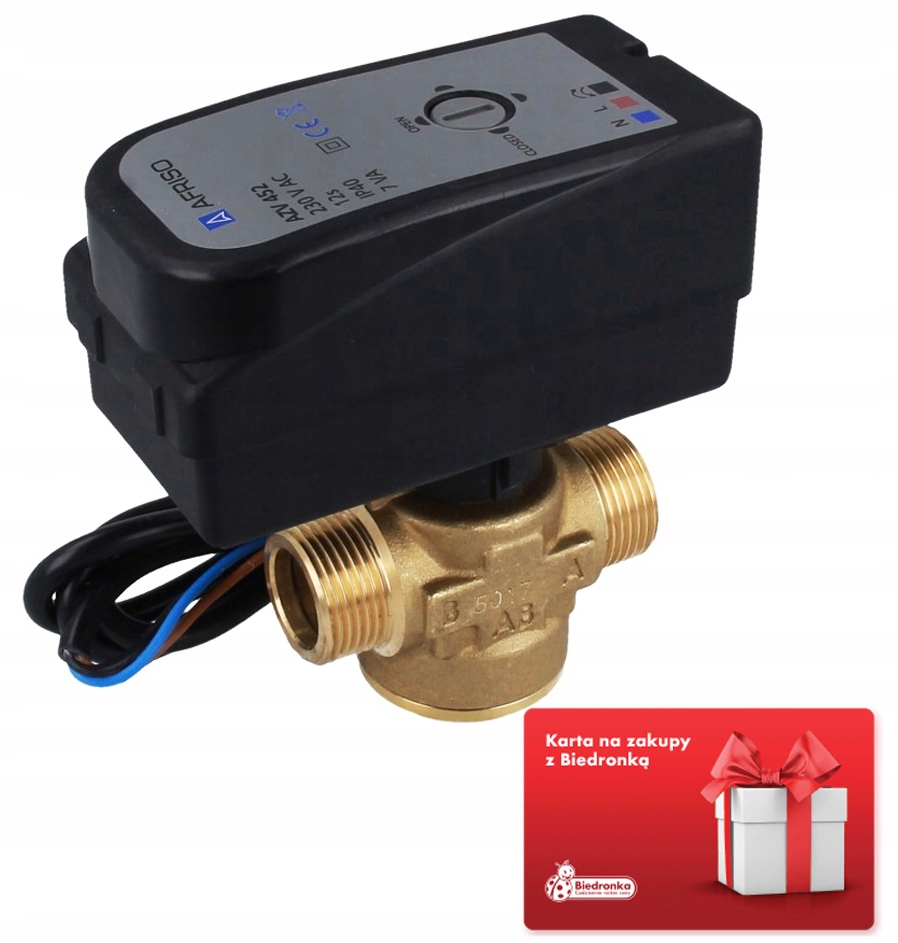 2-cestný zónový ventil 3/4 Azv 452 No Afriso DN15 Kvs 11m3/h