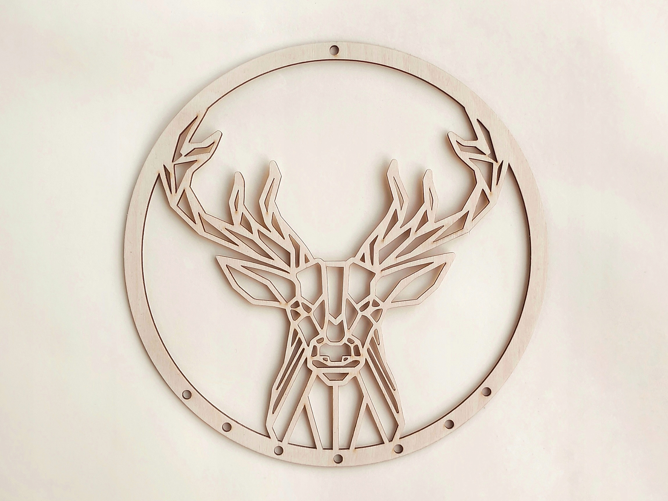 

Obręcz koło łapacza snów makrama Jeleń 24cm