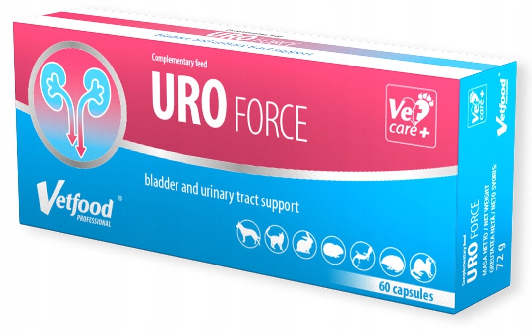 Levně Vetfood UROforce 60 kapslí Močové Cesty
