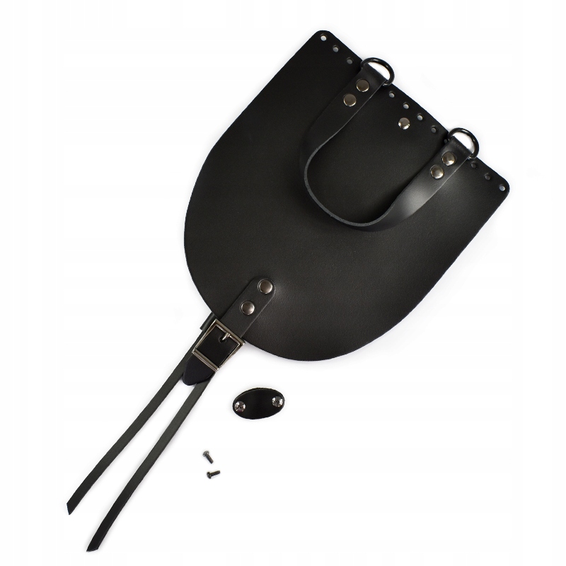 Klapka batohu kůže Takový bambule 23x19,5cm černá