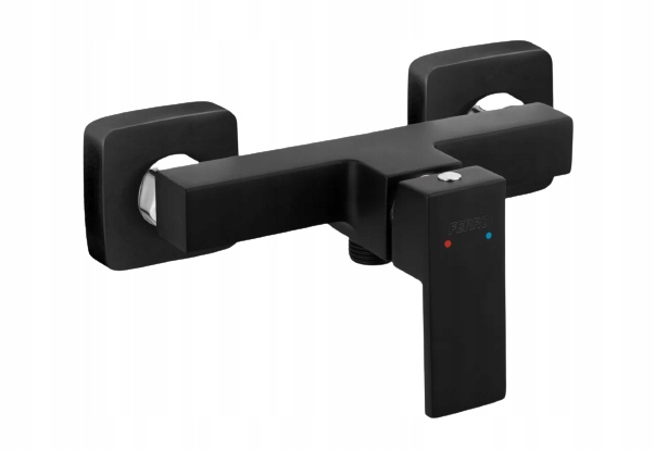 Ferro Nástenná Sprchová Batéria Zicco Čierna, Čierna