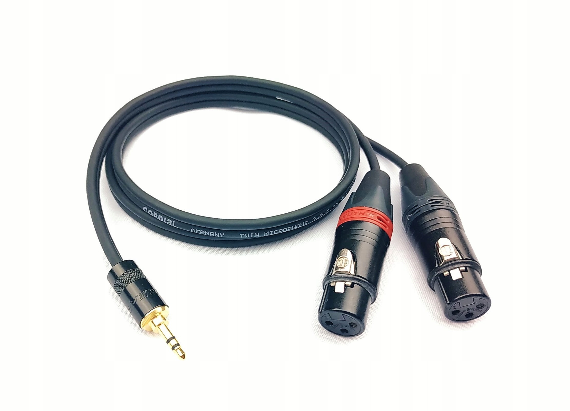 

Cordial CMK422 Kabel 2 Xlr na mini jack Neutrik 2m