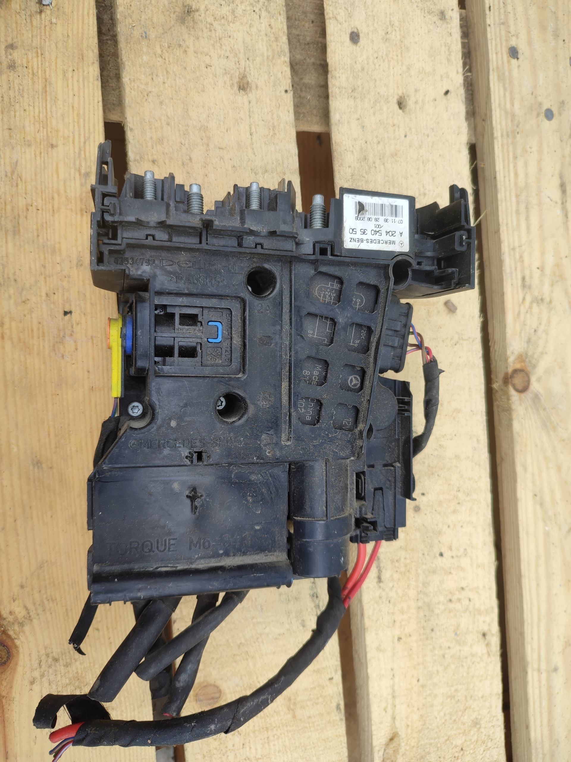 pyrotechnic clamp mercedes W204 W207 A2045403550