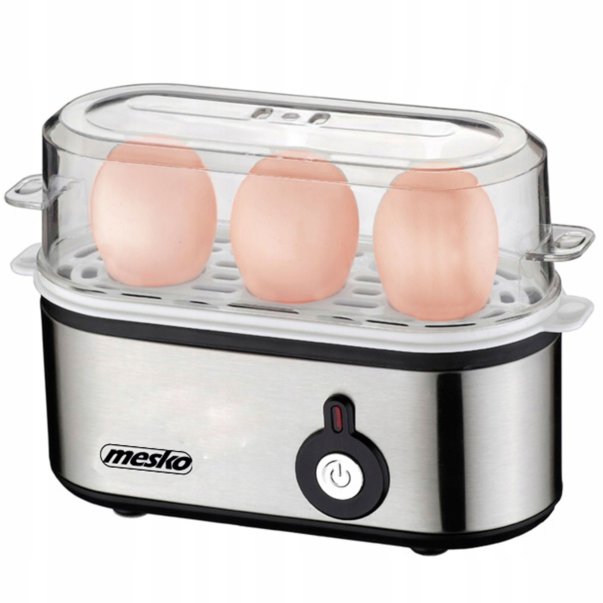 Mesko | Egg boiler | MS 4485 | Stainless steel | 210 W | Functions For 3