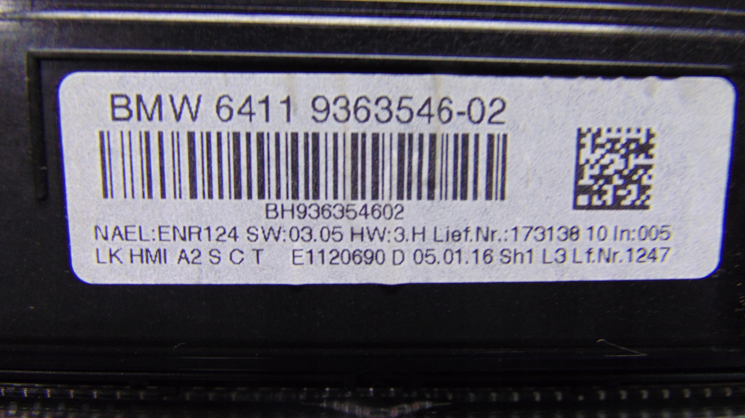 PANEL RADIA BOCCHETTE BMW F30 F31 10-18 ROK