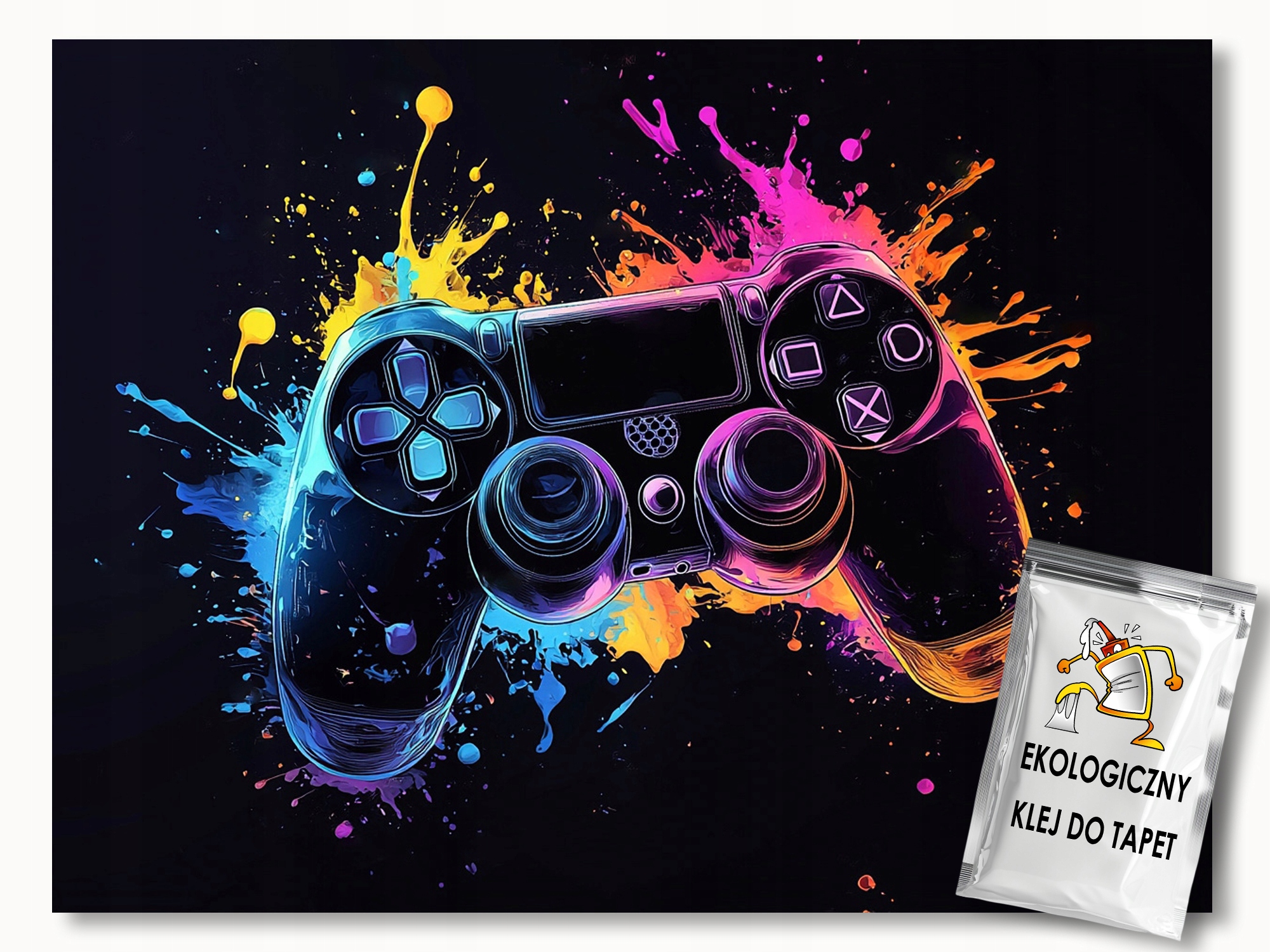 Fototapeta Flizelina Gaming Hráč Gamepad Kontroler Konzola 150x105 155g