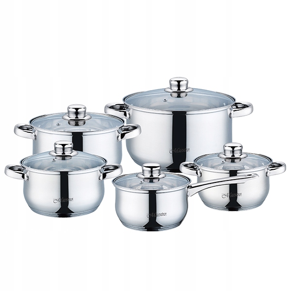 Súprava hrncov Maestro 10 prvkov 1,5 l, 1,5 l, 2,0 l, 3,0 l, 5,0 l) MR-202