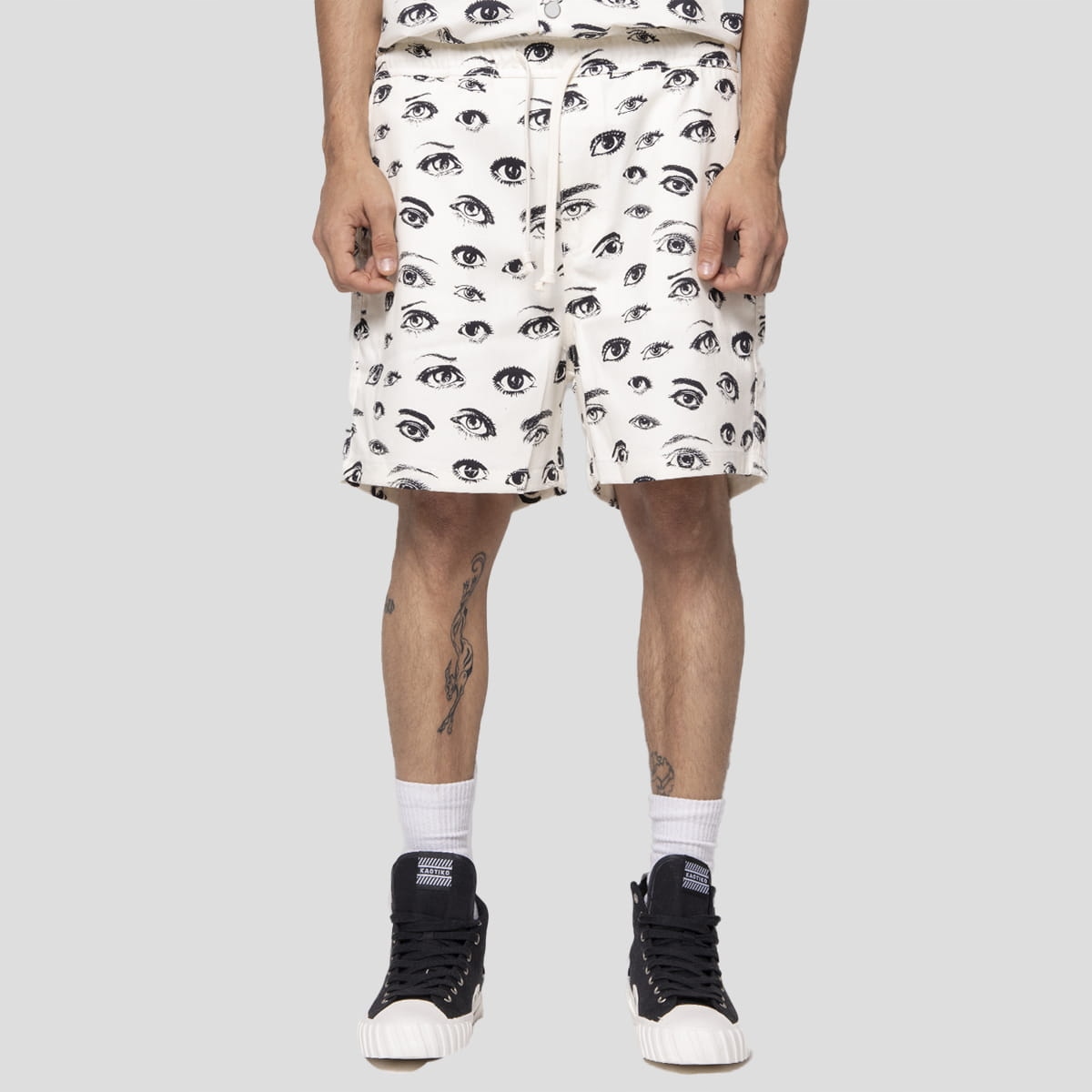 Kraťasy Kaotiko Peek Canvas L, Bílá, Městské