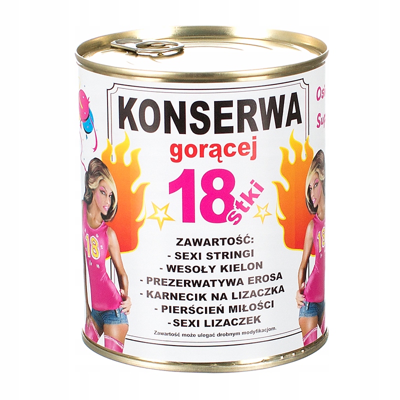 

Konserwa Gorącej 18-stki śmieszny
