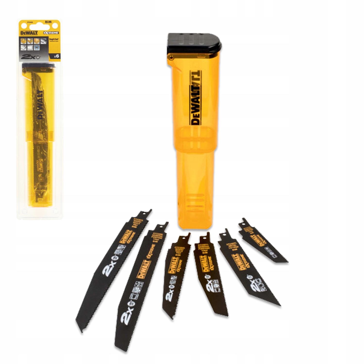 Dewalt DT2440L Sada pilových listů Extreme pro pilu ocasku 6 Ks.