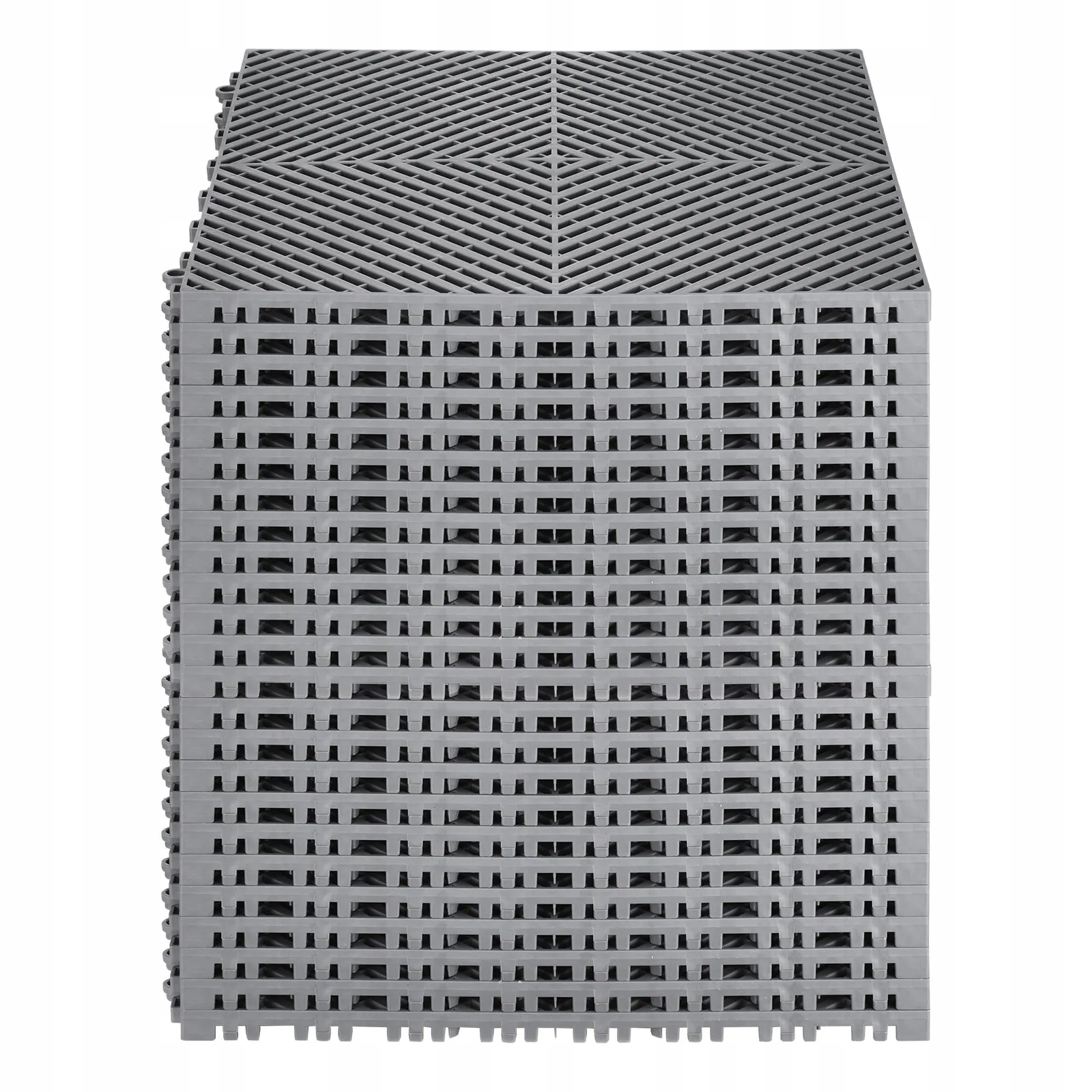 Modulárna drenážna podložka 41x41 cm protišmyková Pp 24ks garáž záhrada šedá